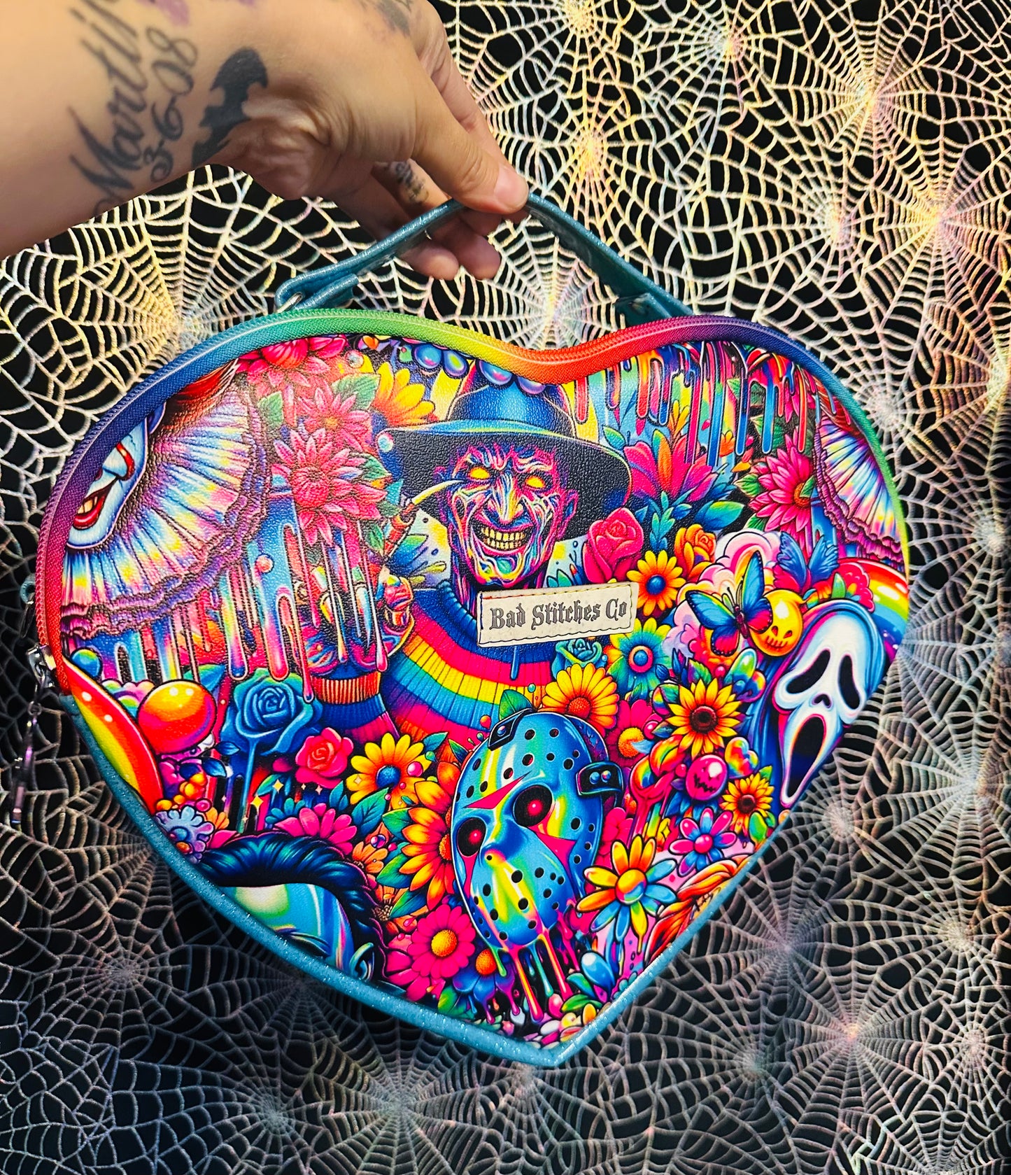 Summer horror heart bag