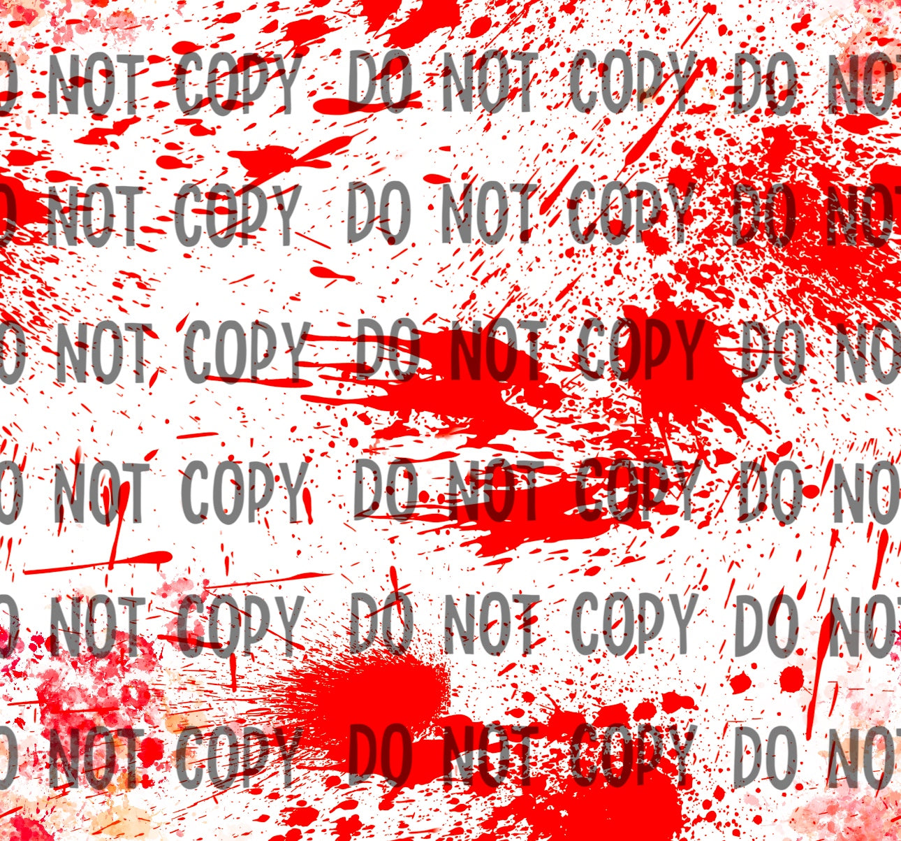 White blood splatter