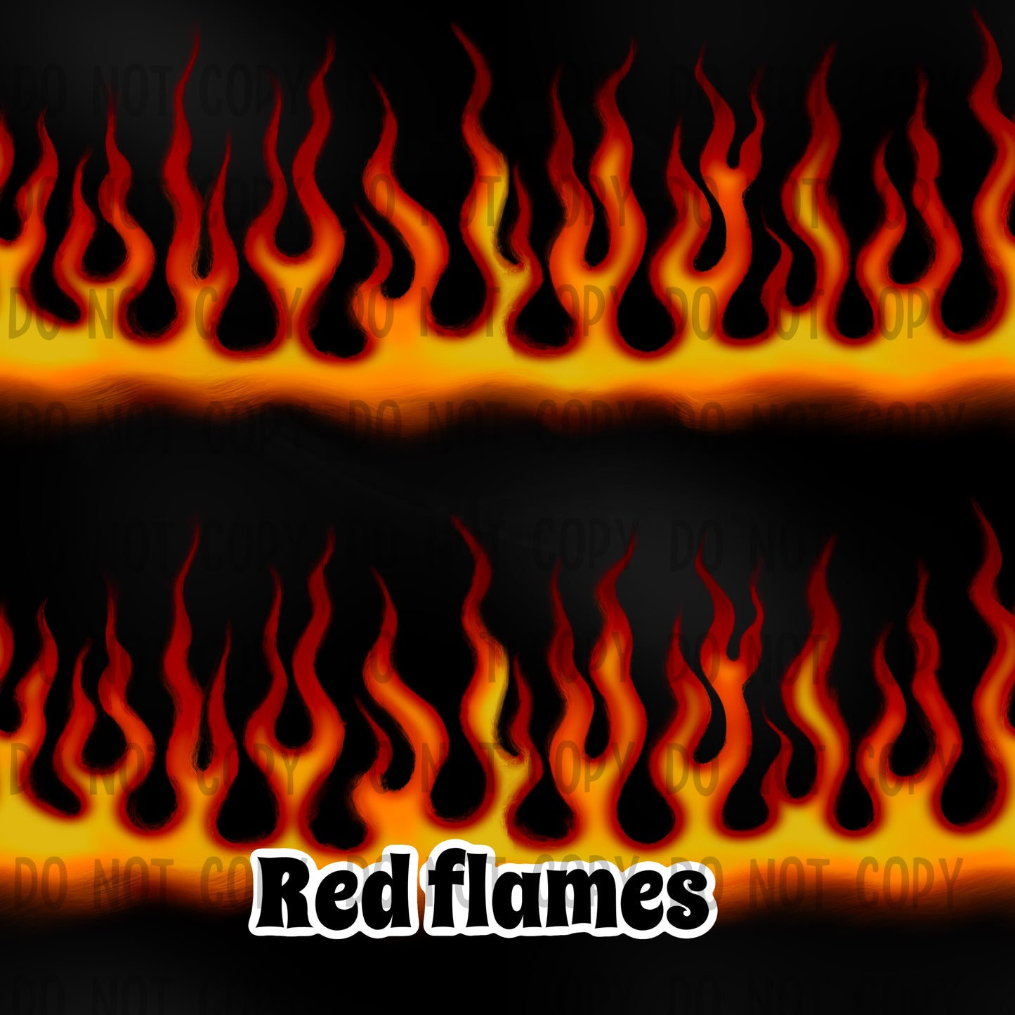 Red flames
