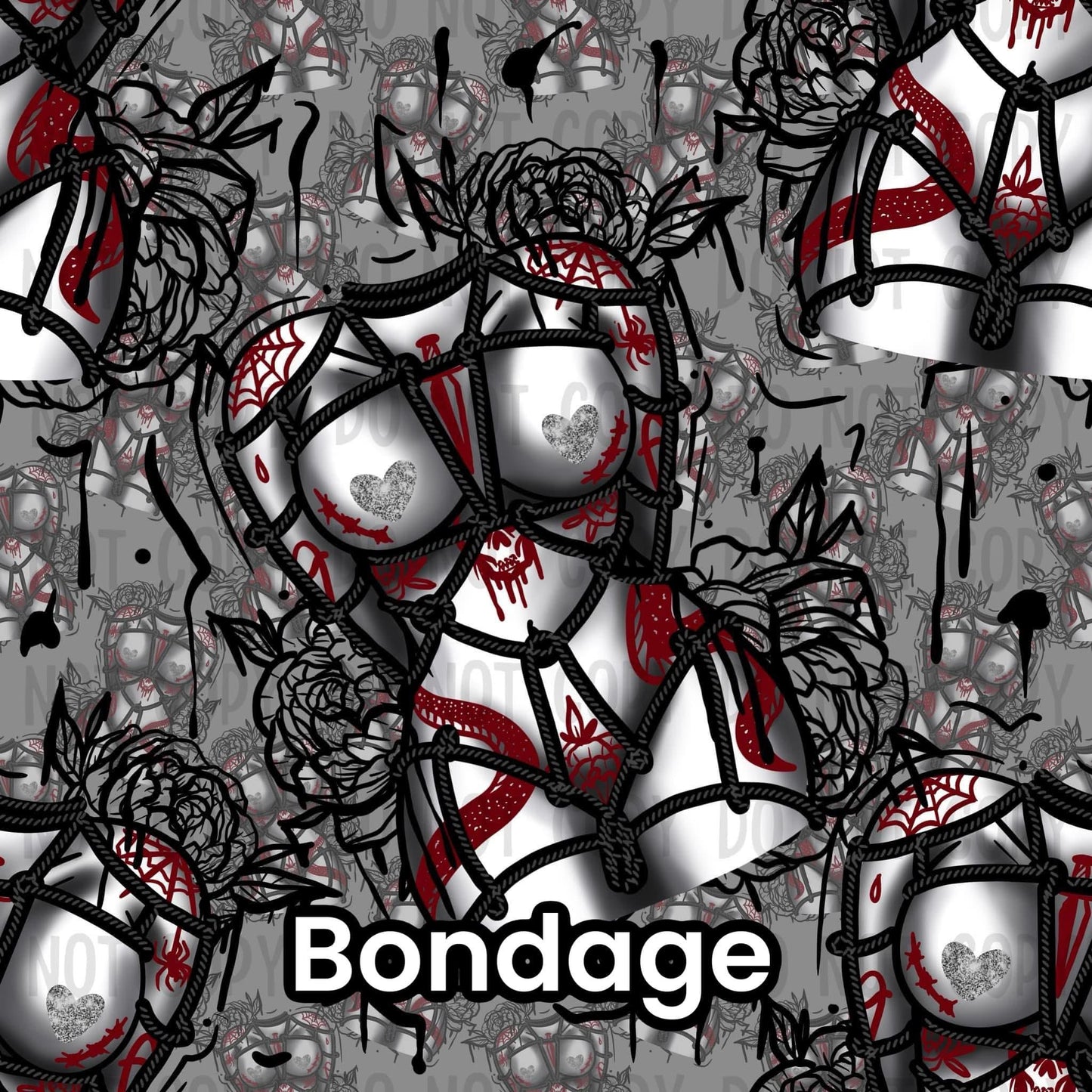 Bondage 1 yard cotton woven