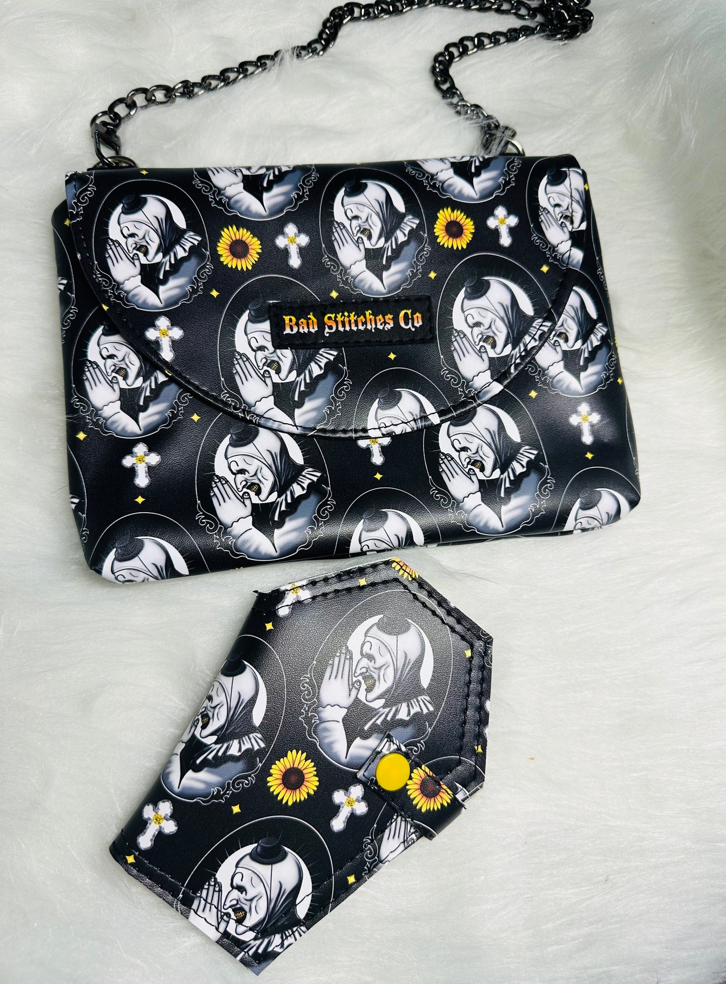 Art crossbody bag
