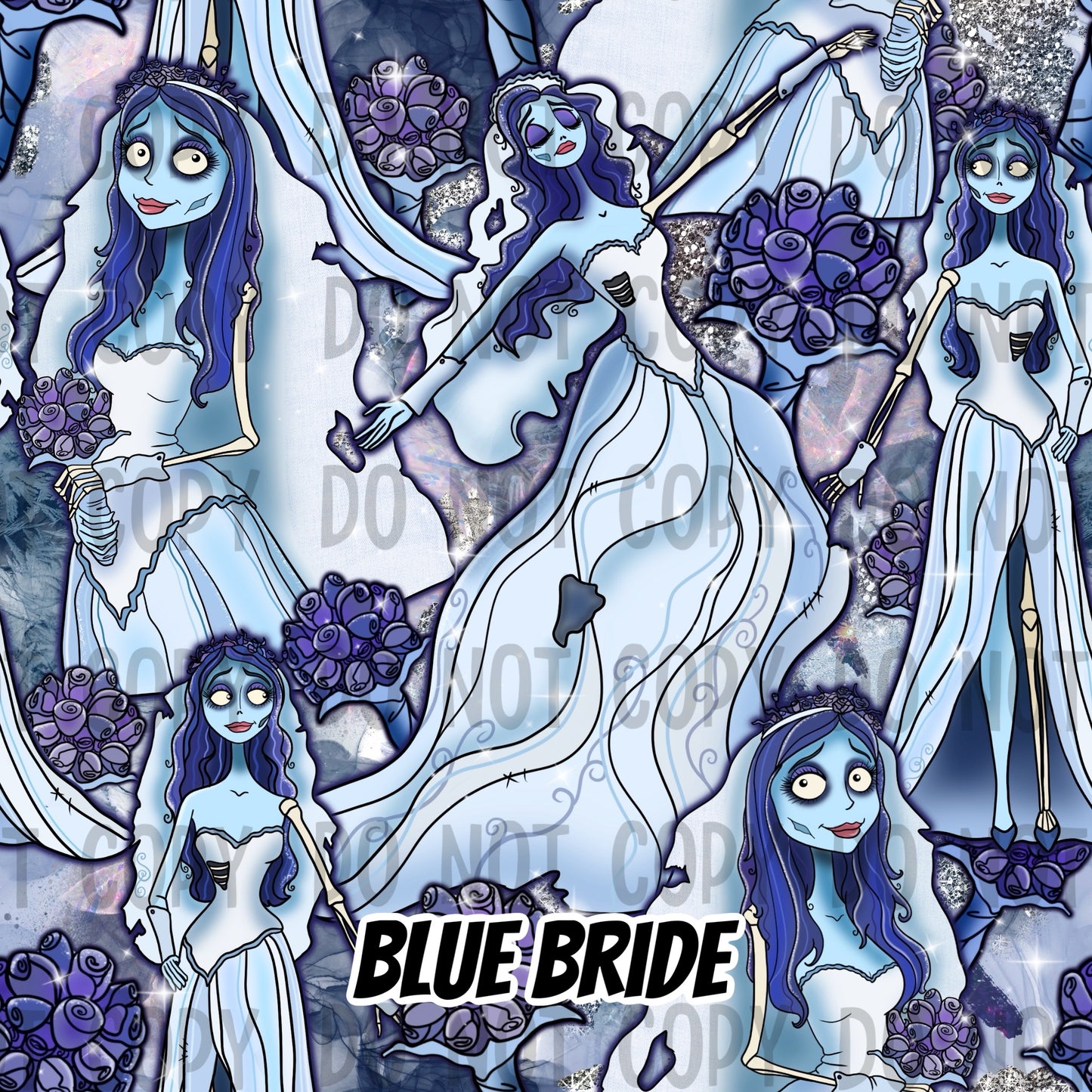 Blue Bride bowback
