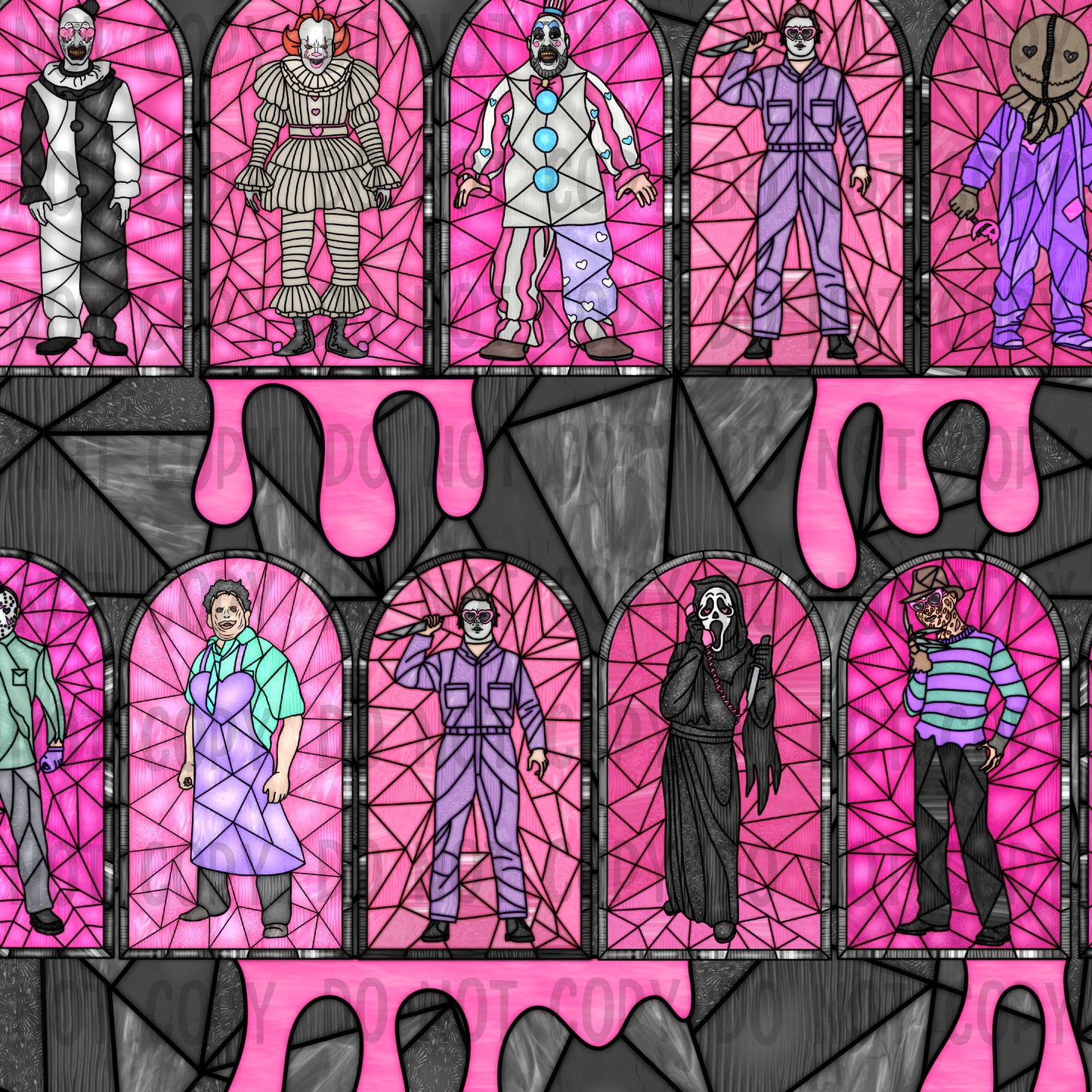 Vday stained glass