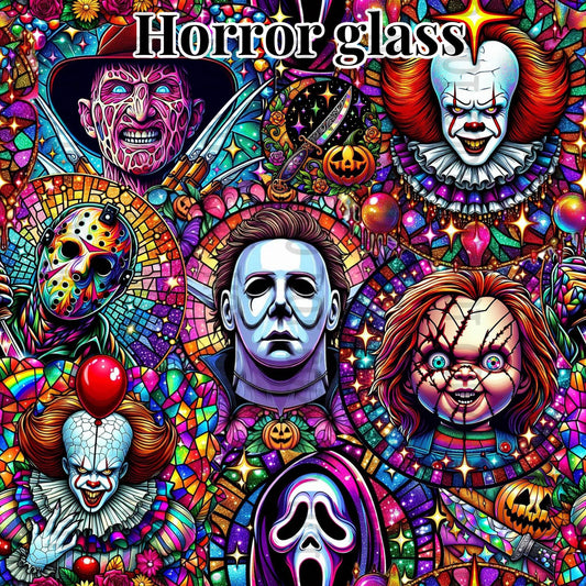 Horror rainbow glass