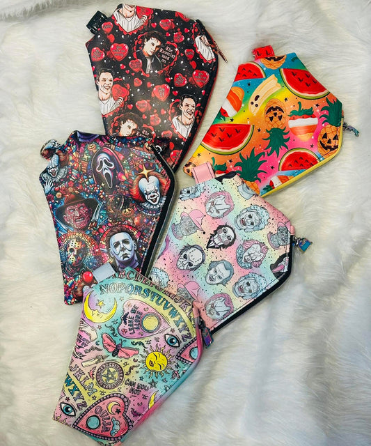 Mystery coffin wristlet