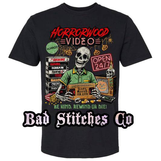 Horror movie tee