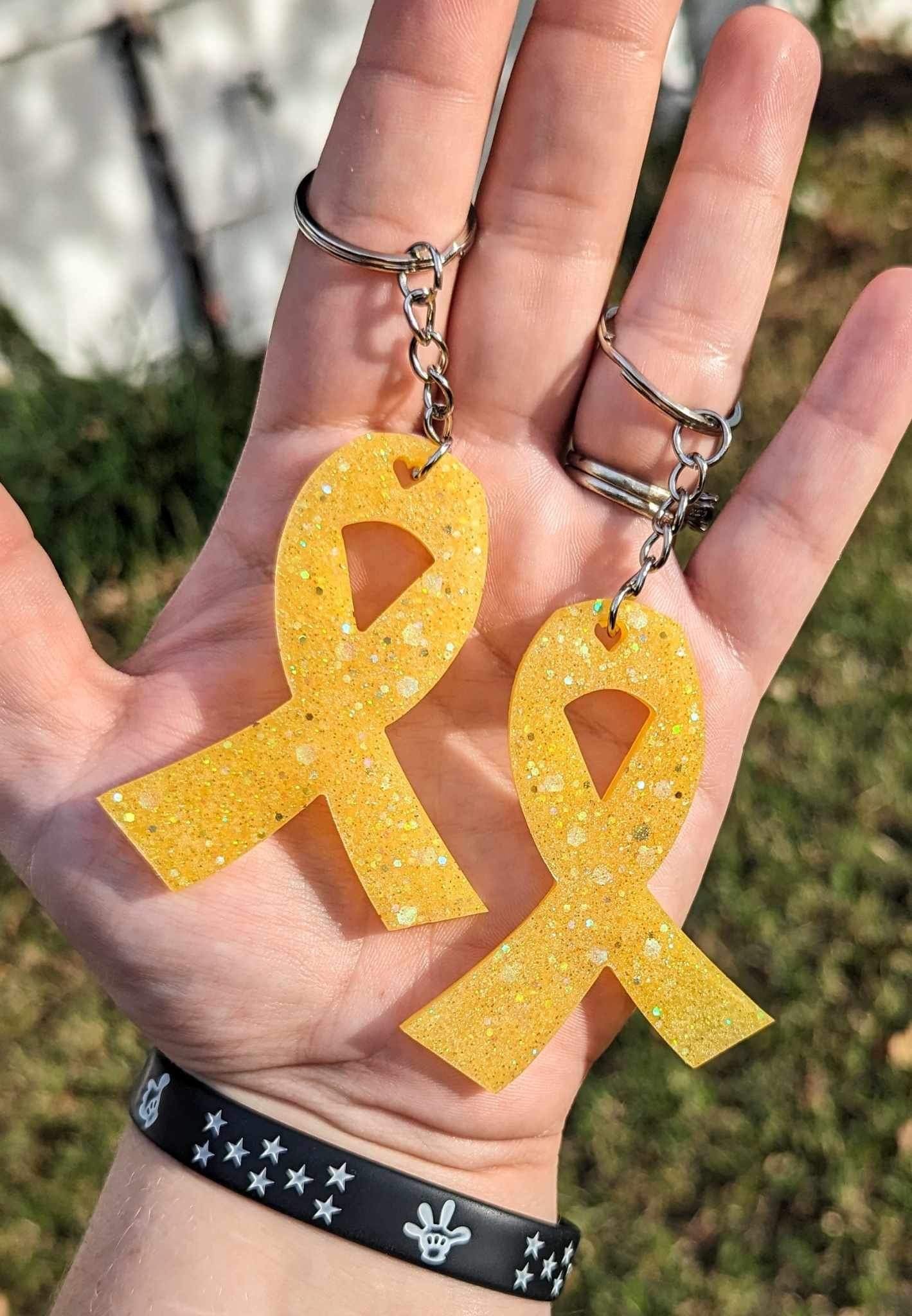 CW Merch Ribbon Keychain