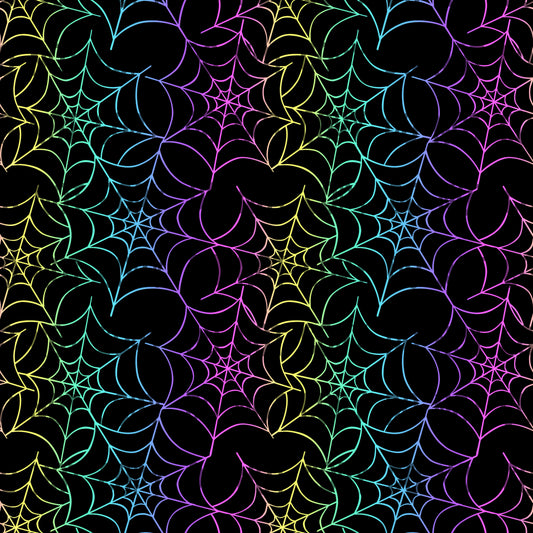 Rainbow spiderweb