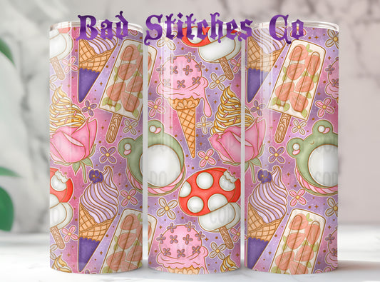 Cottage core nice cream tumbler
