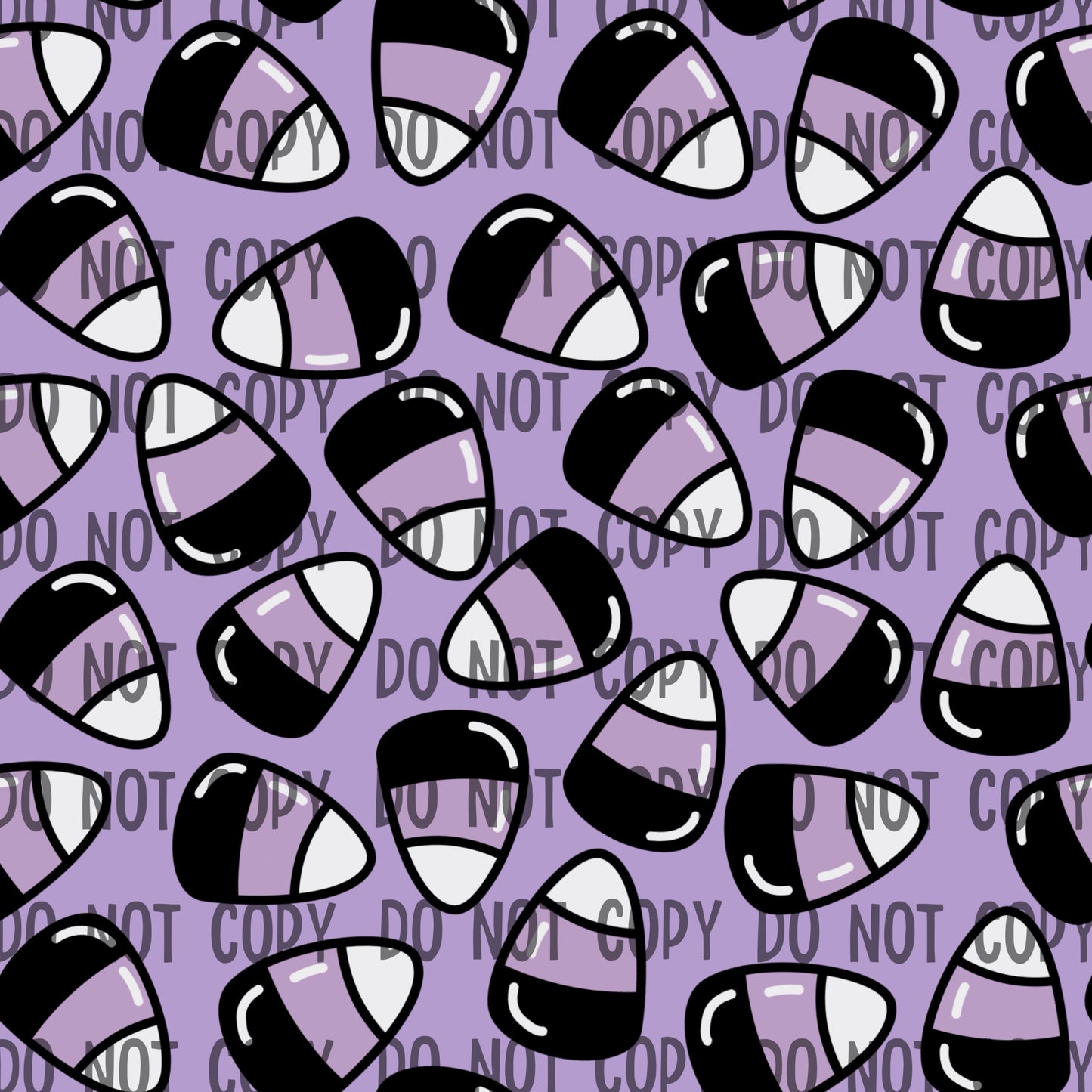 Purple candy corn
