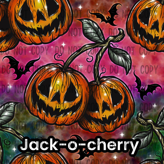 Jack O Cherry Cotton woven