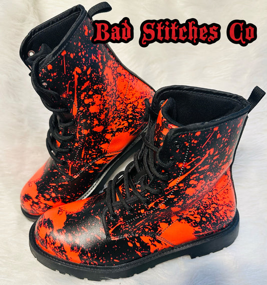 Ghoulish splatter Boots