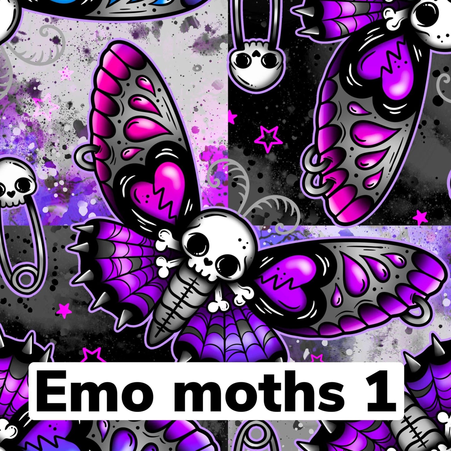Emo moths purple