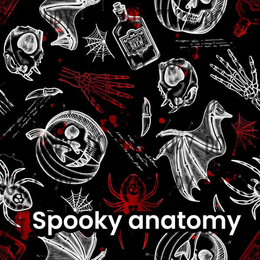 Spooky anatomy black