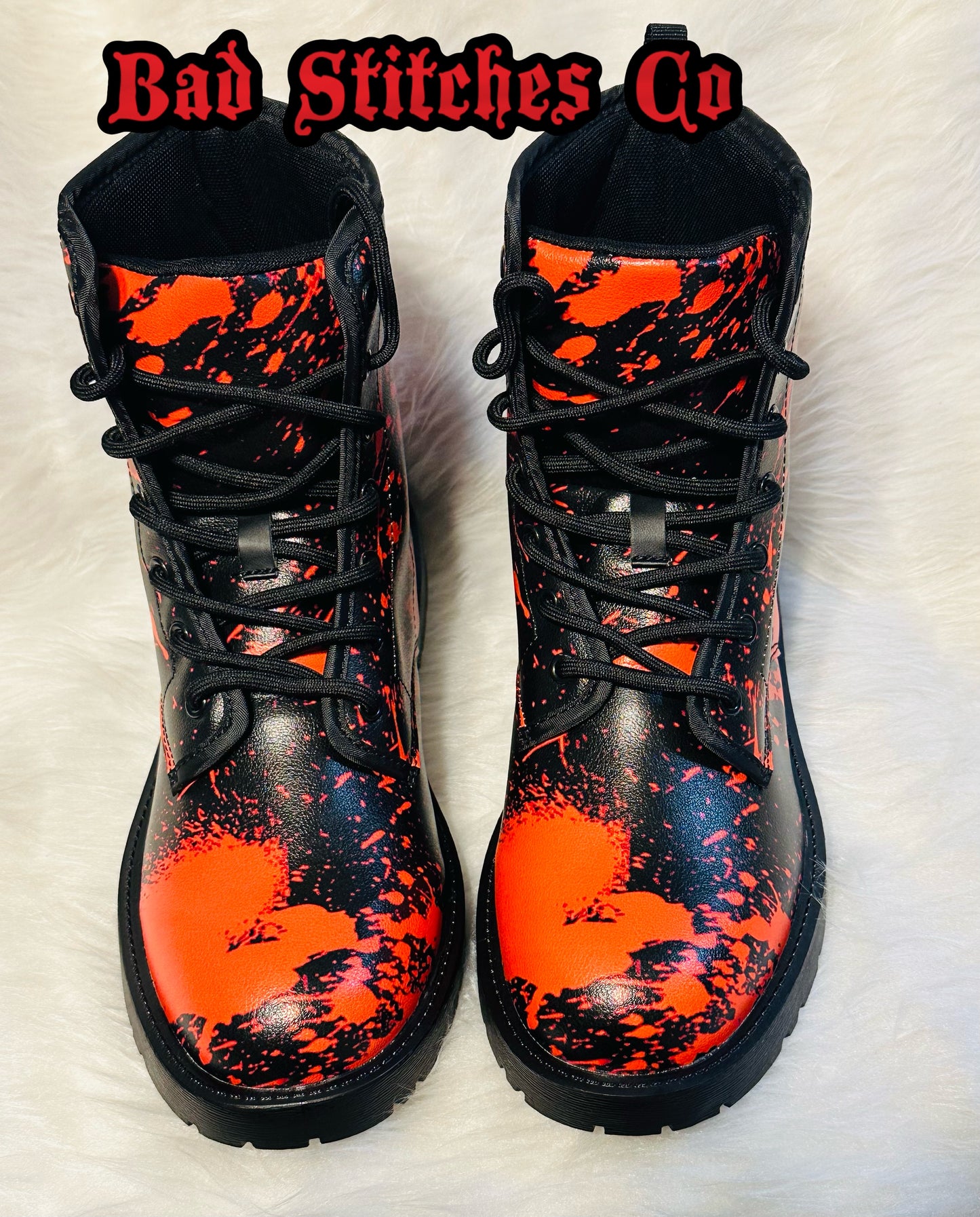 Ghoulish splatter Boots