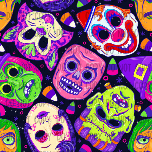 Neon masks