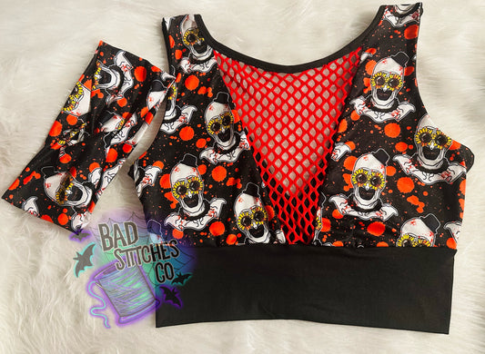 Blood Art mesh top