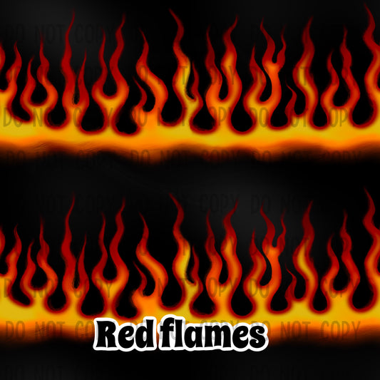 Red flames