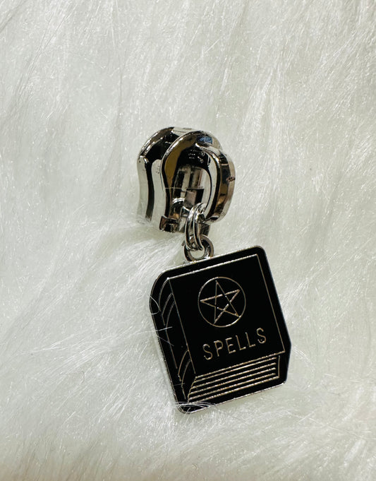 Spellbook Zipper pull