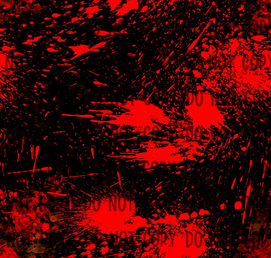 Blood splatter black