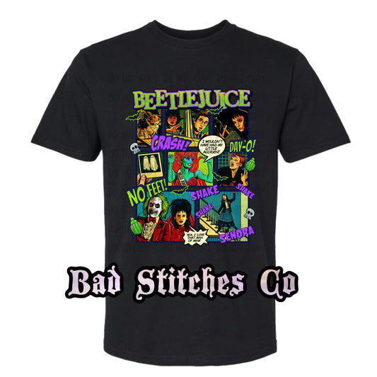 Comic BJ tee