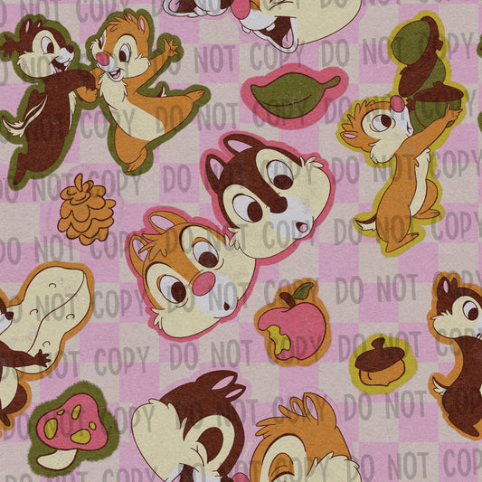 Chipmunks checkered