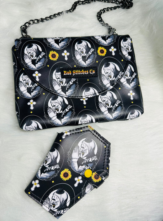 Art crossbody bag