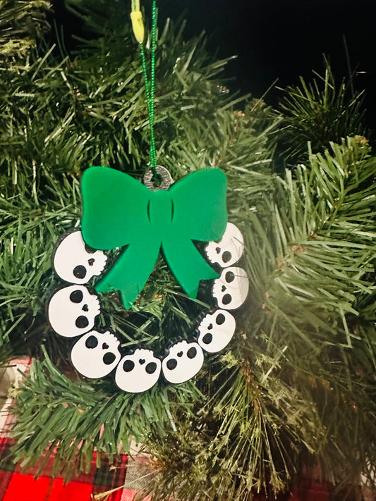 Skull Wreath Ornament