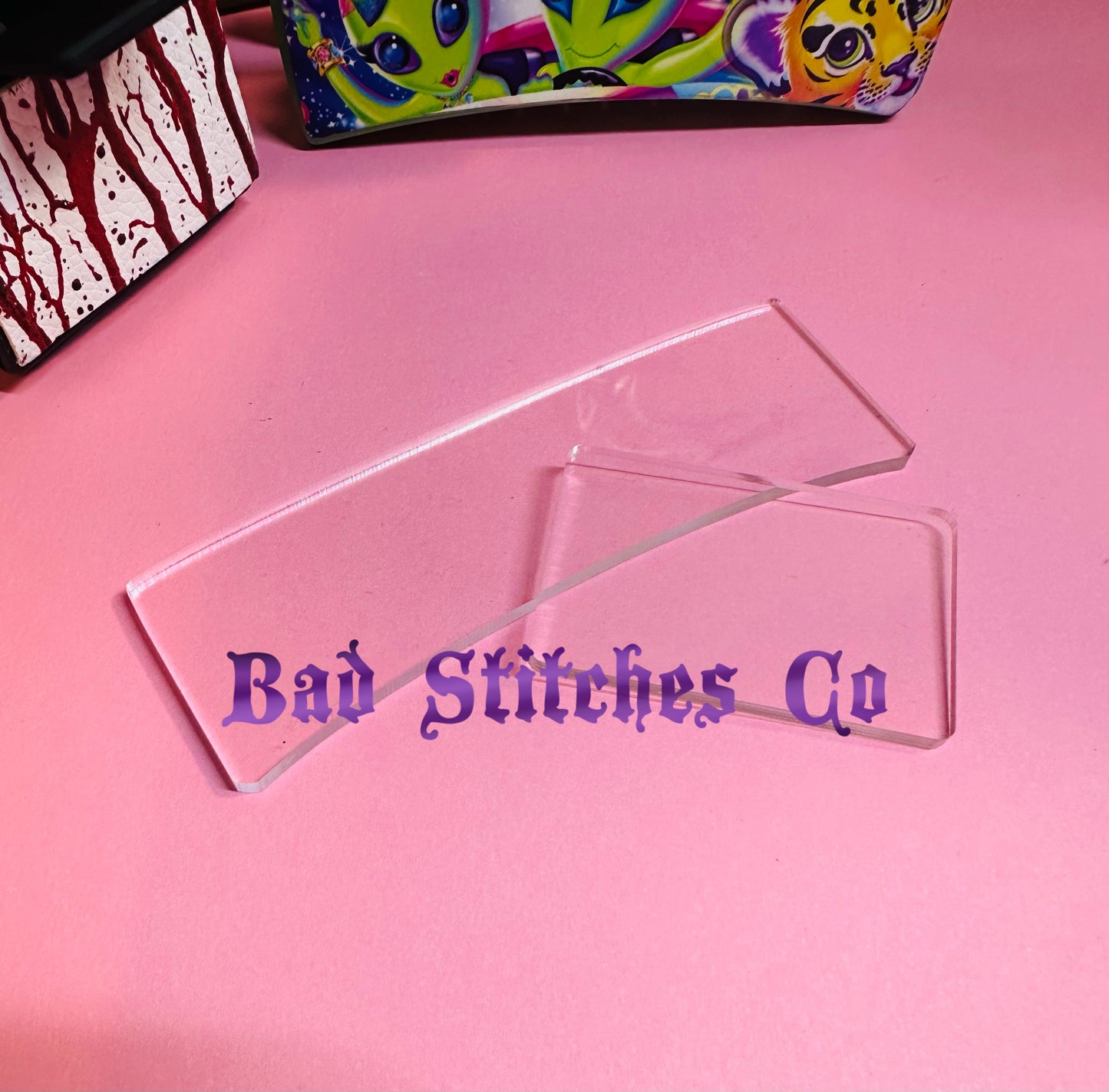Claw Clip Acrylic template set