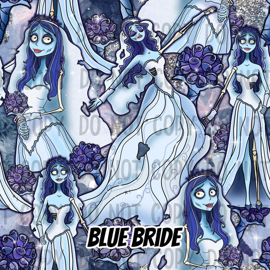 Blue Bride bowback