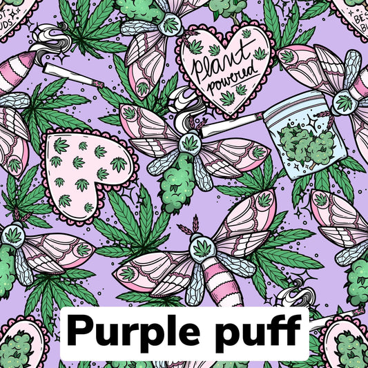Purple puff