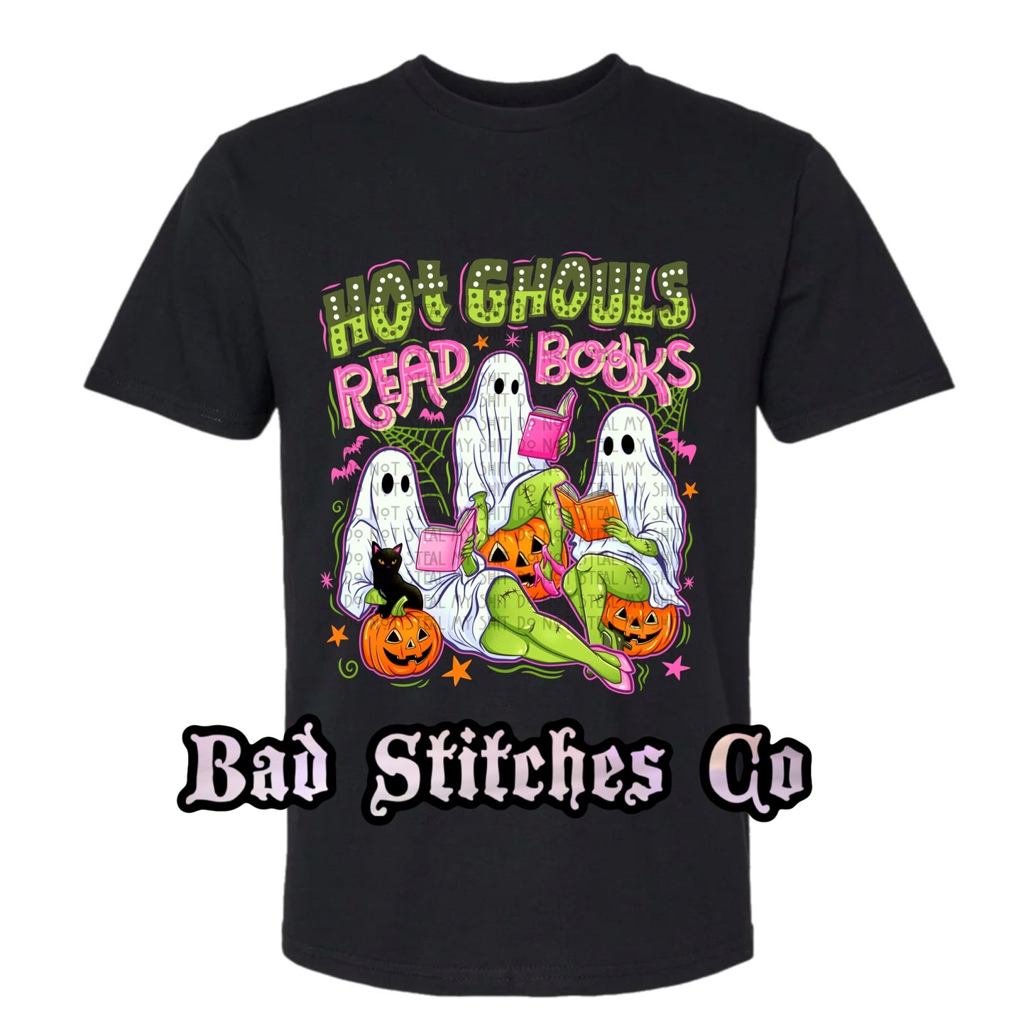 Hot ghouls read tee