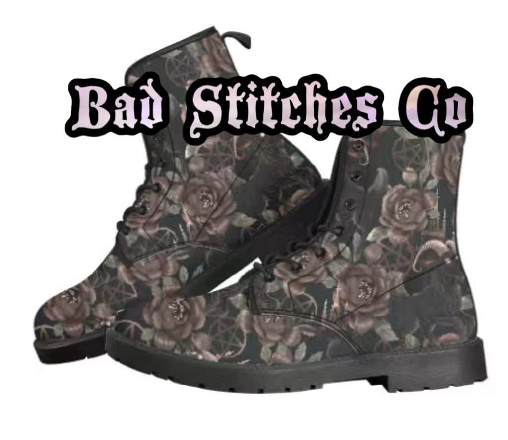 Floral baph boots