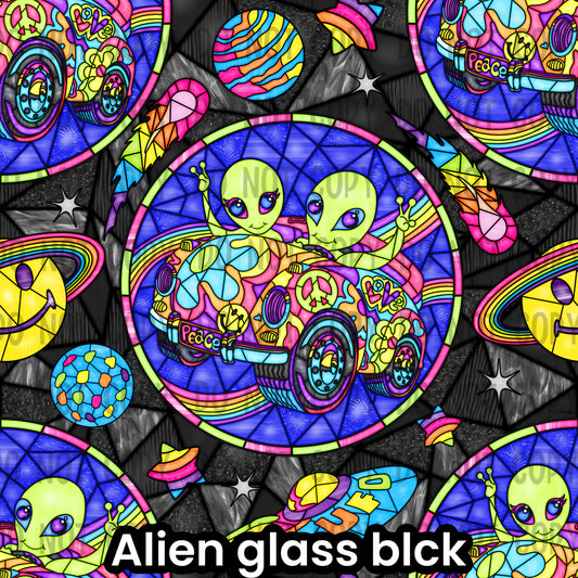 Alien glass black