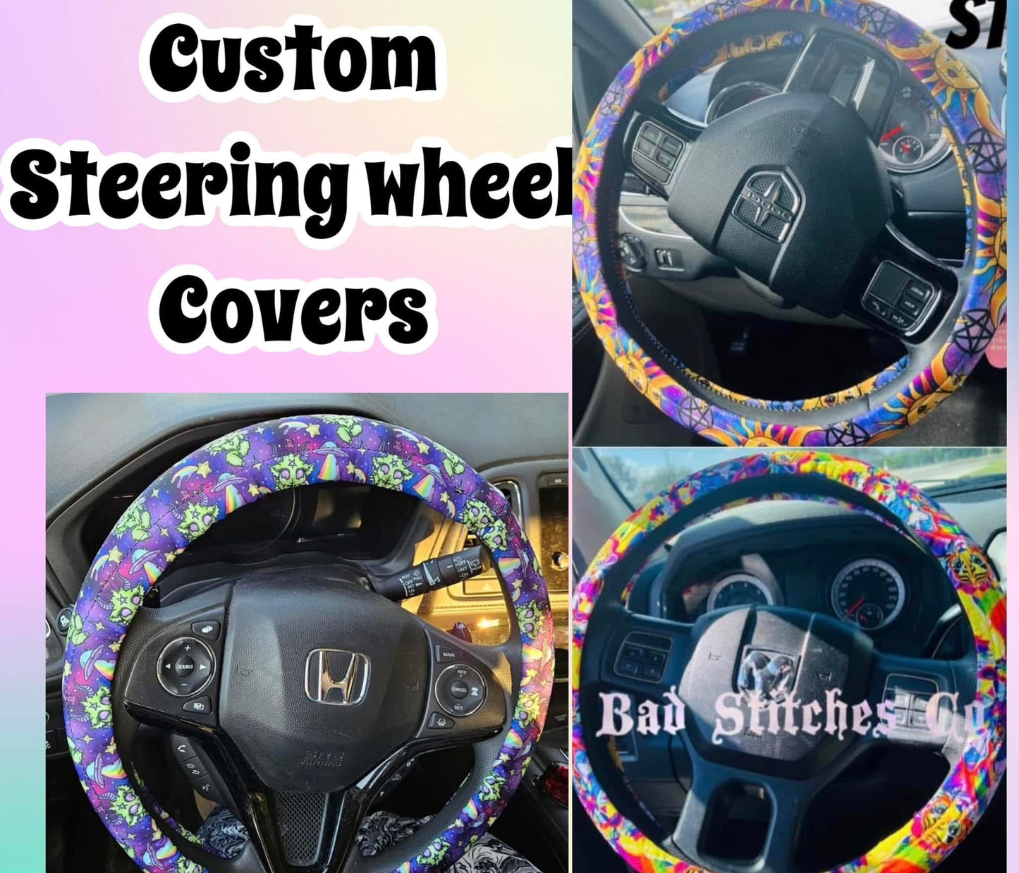 Custom Steering Wheel Cover