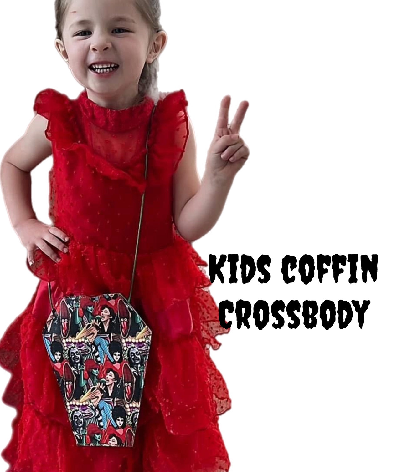 Kids coffin crossbody