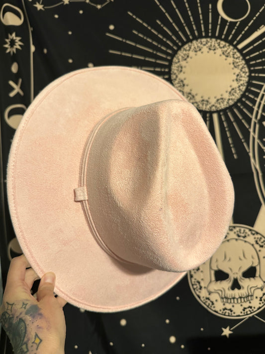 Pastel pink hat