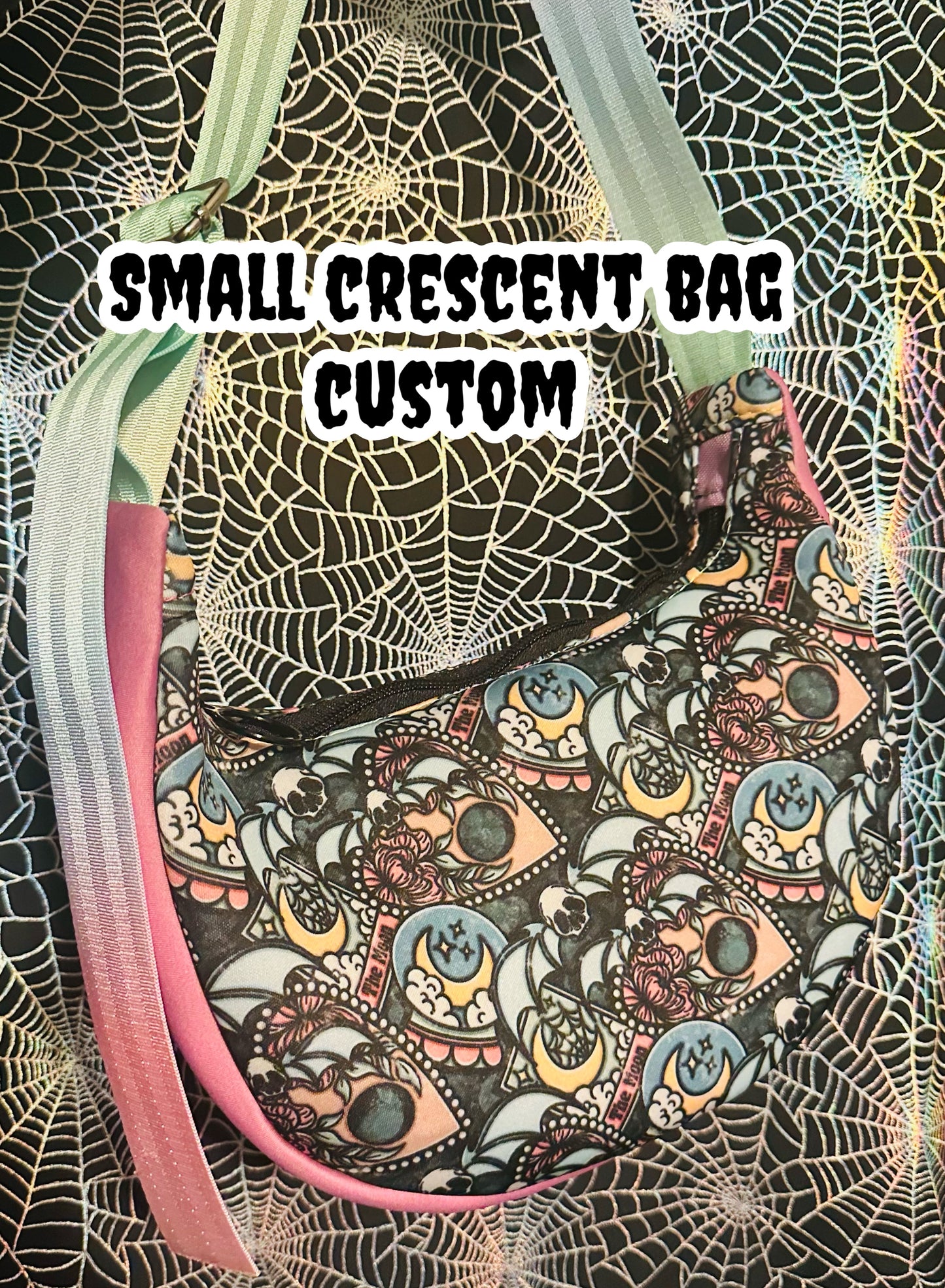 Crecent Small Bag Custom print