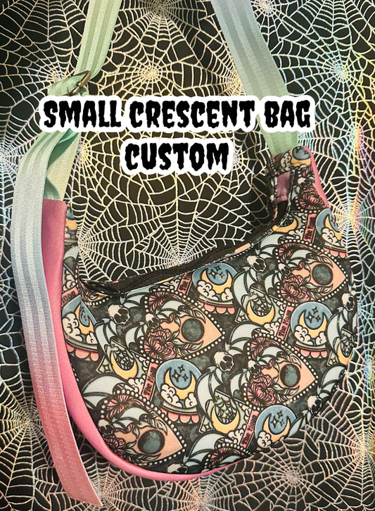 Crecent Small Bag Custom print