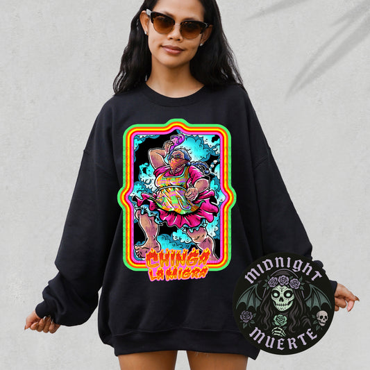 Chinga la migra Crewneck sweater