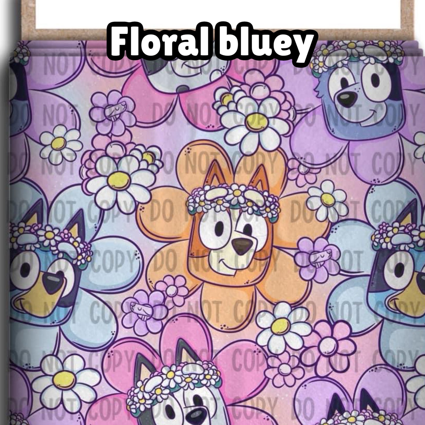 Floral dog