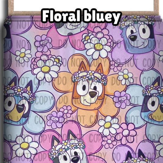 Floral dog