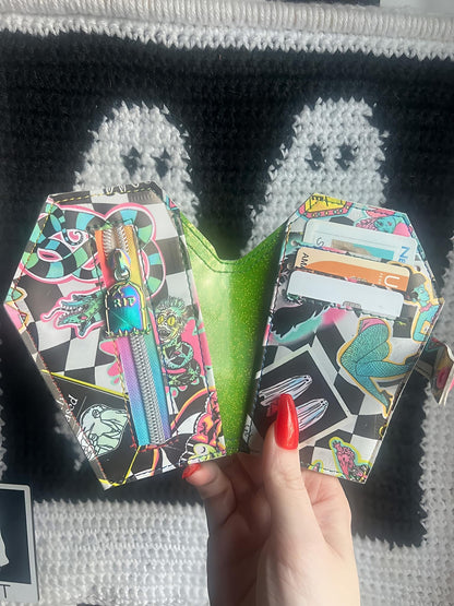 Mini coffin wallet custom
