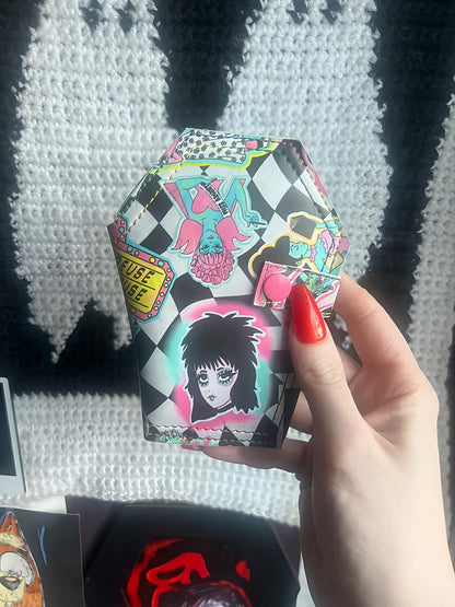 Mini coffin wallet custom
