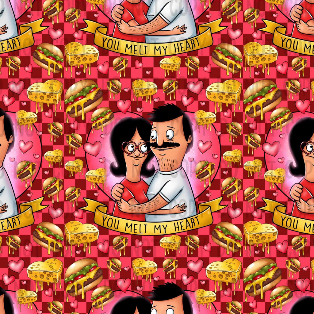 Cheeseburger Love - Cotton Lycra