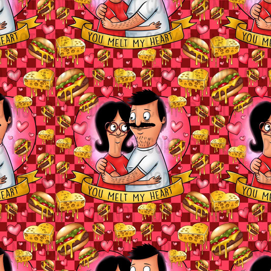 Cheeseburger Love - Cotton Lycra