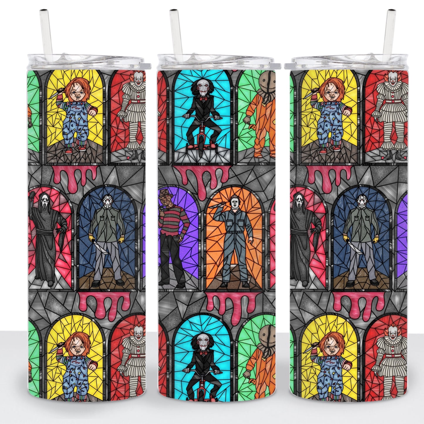 Horror tumbler 20 oz