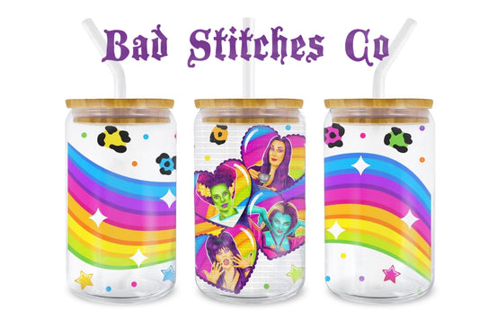 Ghouls glass tumbler 16oz