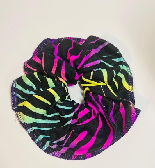 Zebra jumbo scunchie